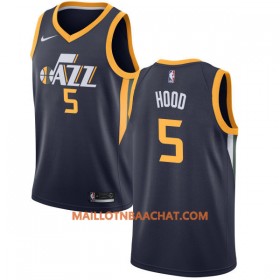 Maillot NBA Utah Jazz Rodney Hood 5 Nike 2017-18 Navy Swingman - Homme